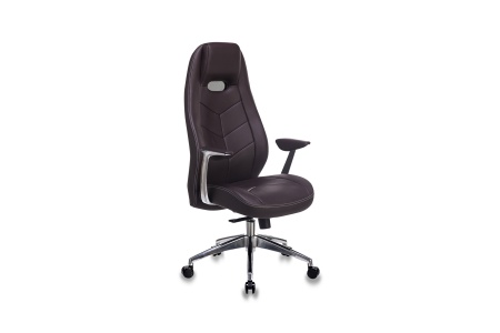 Кресло руководителя Бюрократ Zen коричневое